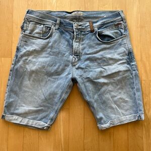 Men's EUR XL Light Blue Jean Shorts